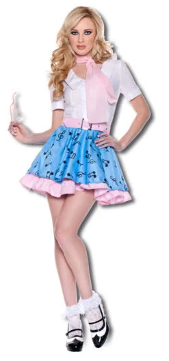 Rock N Roll Girl Premium Kostüm Gr. L