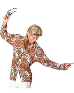 70s Kostüm-Hemd Herren