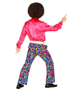 70ies Hose Bubbles Blau -Halloween/Cosplay 70er jahre herrenhose bubbles blau 70ies groovy pantst bubbles blue kostuemzubehoer 38514 02