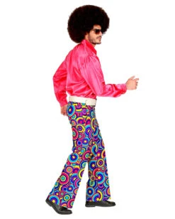 70ies Hose Bubbles Blau -Halloween/Cosplay 70er jahre herrenhose bubbles blau 70ies groovy pantst bubbles blue kostuemzubehoer 38514 03