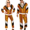 80's Golden Tiger Trainingsanzug -Halloween/Cosplay 80er jahre golden tiger jogginganzug 80s golden tiger tracksuit 80er jahre kostuem 54518 01