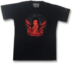 Red Angel And Heart T Shirt Gr. L