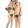 Adam Und Eva Jumpsuits Für Paare -Halloween/Cosplay adam und eva partner kostuem dschungel camp verkleidung fuer karneval faschings kostuem fuer sie und ihn 29117