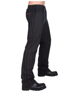 Steampunk Jeans Mit Streifen