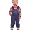 Böse Chucky Puppe Kleinkinderkostüm -Halloween/Cosplay bad chucky puppe kleinkinderkostuem chucky overall chucky kostuem halloween kinderkostuem 51994 01