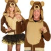 Bär Jacke Als Kostüm 1 Bär Jacke Als Kostüm -Halloween/Cosplay baer kostuem jacke baer costume hoodie tierkostuem zirkus kostuem 54513 01