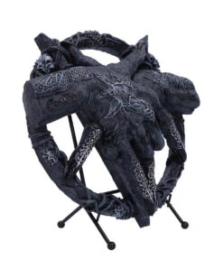 Baphomet Hände Mit Pentagramm Ornament -Halloween/Cosplay baphomet haende mit pentagramm ornament als aufsteller baphomet hands with pentagram standing plaque 50748 03