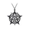 Baphomet Anhänger Mit Kette -Halloween/Cosplay baphomet pentagramm anhaenger mit kette baphomet gothic pendant and chain gothic schmuck und jewelry 50944