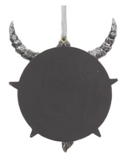 Baphomet Christbaumkugel 9,5cm -Halloween/Cosplay baphomet weihnachtskugel baphomet christbaumkugel baphomet hanging ornament gothic schmuck 51108 04