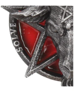 Baphomet Christbaumkugel 9,5cm -Halloween/Cosplay baphomet weihnachtskugel baphomet christbaumkugel baphomet hanging ornament gothic schmuck 51108 05