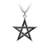 Black Star Anhänger Mit Kette 2 Black Star Anhänger Mit Kette -Halloween/Cosplay black star pentagram anhaenger kette alchemy of england black star kette gotchi schmuck and jewelry 50943
