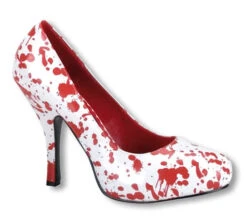 Pumps Mit Blutspritzern