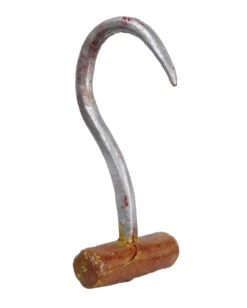 Blutiger Schaumstoff Schlachterhaken