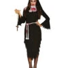 Zombie Klosterschwester Kostüm -Halloween/Cosplay blutiges nonnen kostuem bloody nun costume halloween kostuem horror kostuem 26492 01