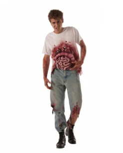 Blutiges Zombie Innereien T-Shirt