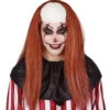 Lange Clownsperücke Mit Halbglatze 1 Lange Clownsperücke Mit Halbglatze -Halloween/Cosplay clownsperuecke mit langen haaren und halbglatze semi bald clown wig with long hair halloween peruecke kostuem zuebehoer 39115
