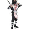 Ninja Kinder Kostüm Deluxe -Halloween/Cosplay deluxe ninja kinder kostuem ninja child costume shinobi verkleidung fasching halloween kinder 53998
