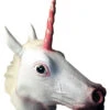 Latex Maske Einhorn Mit Mähne -Halloween/Cosplay einhorn latex maske mit maehne unicorn kostuemzubehoer fasching fantasy maske einhorn 36391 1