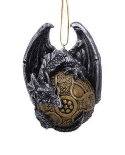Drache Mit Keltenmuster Christbaumkugel 8cm