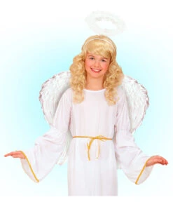 Weiße Engelsflügel Mit Federn 51x46cm 8 Weiße Engelsflügel Mit Federn 51x46cm -Halloween/Cosplay engelsfluegel mit weissen federn white angel wings kostuemfluegel und zuebehoer 52424 2