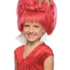 Erdbeer Kinderperücke -Halloween/Cosplay erdbeer perucke fuer kinder kinderperuecken 17436