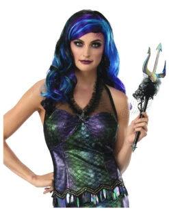 Dunkle Meerjungfrauen Königin Kostüm 6 Dunkle Meerjungfrauen Königin Kostüm -Halloween/Cosplay evil mermaid costume dunkle meerjungfrau halloween kostuem koenigin der dunklen weltmeere nixen kostuem 37235 2