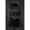 Evil Queen Brokat Jacke Mit Stehkragen 1 Evil Queen Brokat Jacke Mit Stehkragen -Halloween/Cosplay evil queen jacket mit stehkragen evil queen jacket with stand up collar 39121 01