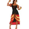 Flamenco Kleid 1 Flamenco Kleid -Halloween/Cosplay flamenco taenzerin kostuem andalusische taenzerin verkleidung fuer damen 25451