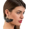 Fledermaus Ohrringe -Halloween/Cosplay fledermaus ohrringe bat earrings halloween ohrringe kostuemschmuck 12545 01