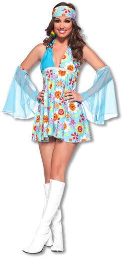 Flower Power Minikleid L