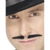 Mafiosi Oberlippenbart 1 Mafiosi Oberlippenbart -Halloween/Cosplay gangster bart aus kunsthaar faschingbaerte karnevalsbaerte schwarzer ganovenbart 23779