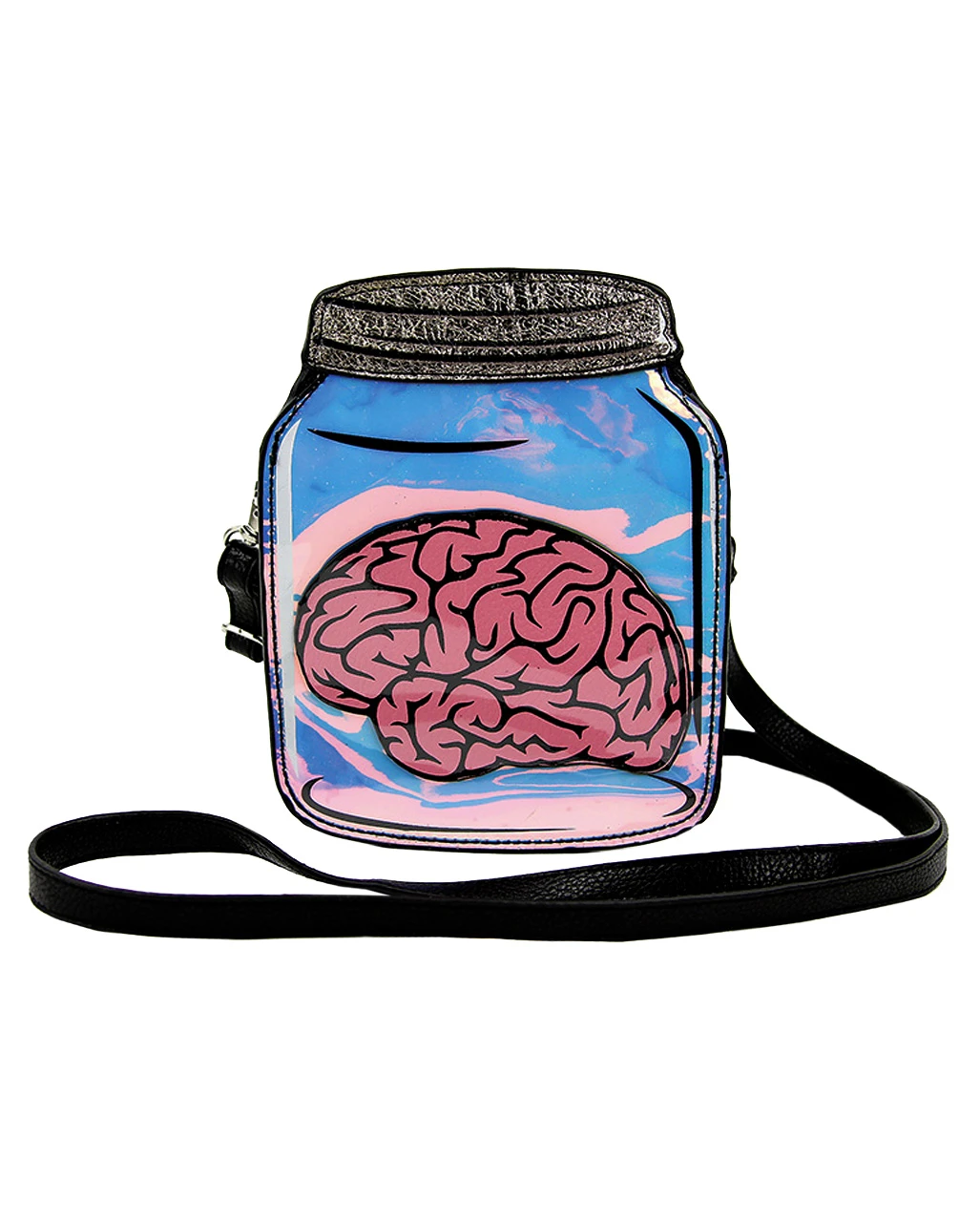 Gehirn Im Einmachglas Schultertasche Vinyl 3 Gehirn Im Einmachglas Schultertasche Vinyl