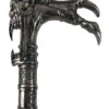 Schwarzer Vampir Gehstock Mit Dämonenknauf -Halloween/Cosplay gehstock mit alien griff gothic spazierstock vampir kostuem zubehoer walking stick 29024