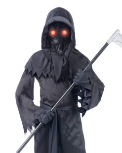 Schwarzes Phantom Kinderkostüm Mit Leuchtaugen 7 Schwarzes Phantom Kinderkostüm Mit Leuchtaugen -Halloween/Cosplay geisterphantom kinderkostuem mit leuchtaugen glowing eye phantom children costume halloween kostueme 39377 3