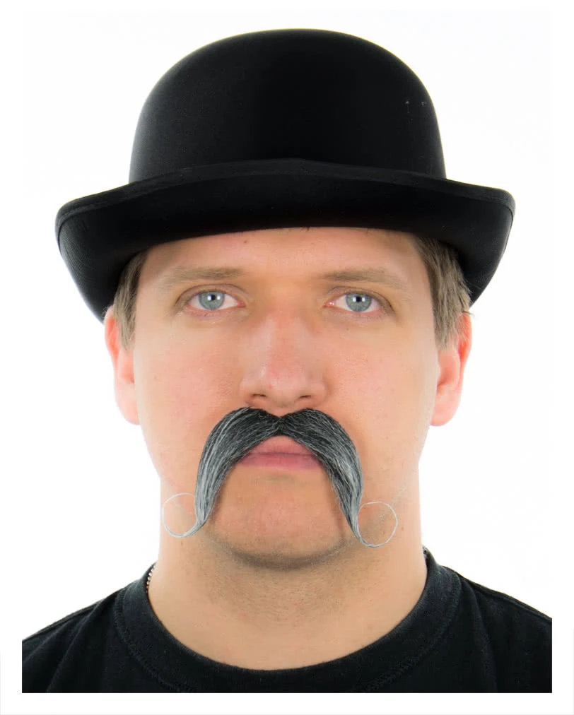 Gentleman Schnauzbart Schnauzbart Schwarz/weiß 3 Gentleman Schnauzbart Schnauzbart Schwarz/weiß