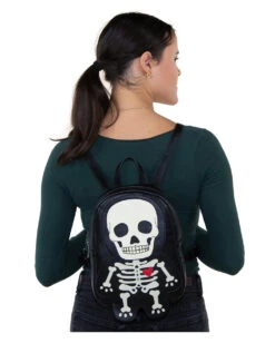 Skelett Rucksack Glow In The Dark 12 Skelett Rucksack Glow In The Dark -Halloween/Cosplay glow in the dark skelett rucksack skeleton backpack halloween kostuem zubehoer 54520 5