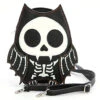 Skelett Fledermaus Handtasche "Glow In The Dark" -Halloween/Cosplay glow on the dark skelett fledermaus handtasche skeleton bat shoulder bag 53445