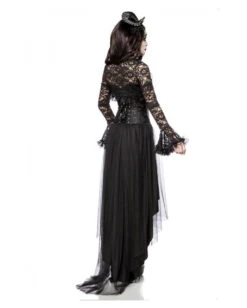 Gothic Dämon Damenkostüm Mit Hörner -Halloween/Cosplay gothic demon lady kostuem mit hoerner 38621 02