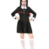 Gothic Familie Mädchenkostüm -Halloween/Cosplay gothic family girl kinderkostuem dark gothic family girl costume halloween kostuem 52045 01