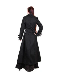 Damen Mantel Mit Schnallen -Halloween/Cosplay gothic gehrock schwarz gothic mantel fuer frauen gothic fashion 29490 2