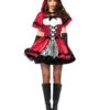 Düsteres Rotkäppchen Kostüm 1 Düsteres Rotkäppchen Kostüm -Halloween/Cosplay gothic rotkaepchen kostuem maerchenkostuem sexy kostuem 27982