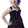 Polka Dot Babydoll 2 Polka Dot Babydoll -Halloween/Cosplay gothic babydoll totenkopf shirt polka dot top gothic shirt rockabilly hemdchen go1279