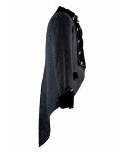 Brokat Herren Gehrock Schwarz -Halloween/Cosplay gothic herren gehrock schwarz gothic brokat mantel gothic fashion 660703 06