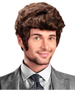 Herrenperücke Karl Theodor Braun