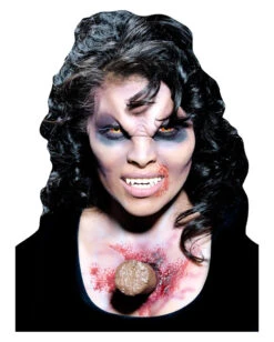 Holzpflock Latexwunde -Halloween/Cosplay holzpflock wunde aus latex vampir wunde halloween latexwunde horrorwunde 12177 2