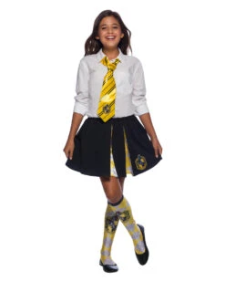 Hufflepuff Krawatte -Halloween/Cosplay hufflepuff krawatte harry potter kostuemzubehoer hp merch hufflepuff tie 31231 2