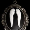 Kamee Halskette Engelsflügel -Halloween/Cosplay kamee halskette engelsfluegel cameo schmuck draculaclothing cameo necklace angel wings 660315