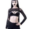 Eric Lace Bolero KILLSTAR 1 Eric Lace Bolero KILLSTAR -Halloween/Cosplay killstar eric lace bolero gothic bekleidung gothic mode gothic accessoires 50543 01