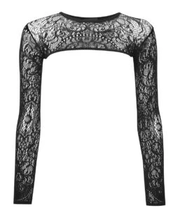 Eric Lace Bolero KILLSTAR -Halloween/Cosplay killstar eric lace bolero gothic bekleidung gothic mode gothic accessoires 50543 03