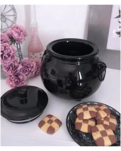 Hexenkessel Keramik Keksdose KILLSTAR 7 Hexenkessel Keramik Keksdose KILLSTAR -Halloween/Cosplay killstar hexenkessel keramik keksdose killstar cauldron cookie jar halloween tischdeko 51104 03